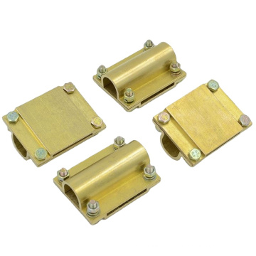 Welding Ground Clamps Square Brass Clamps for Earthing Tape to Tape